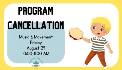 Program Cancellation